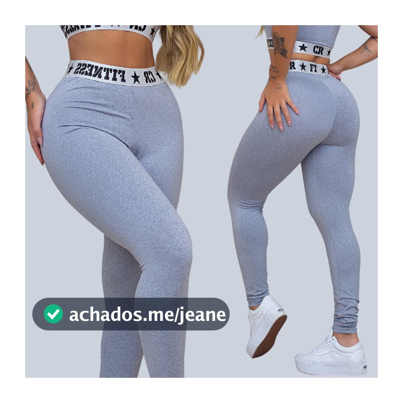 Legging Elástico Exposto Academia
