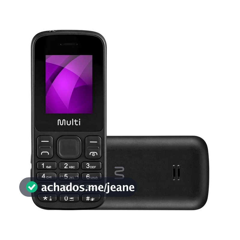 Celular UP 4G Dual Chip Mp3 Preto Multi - P9139