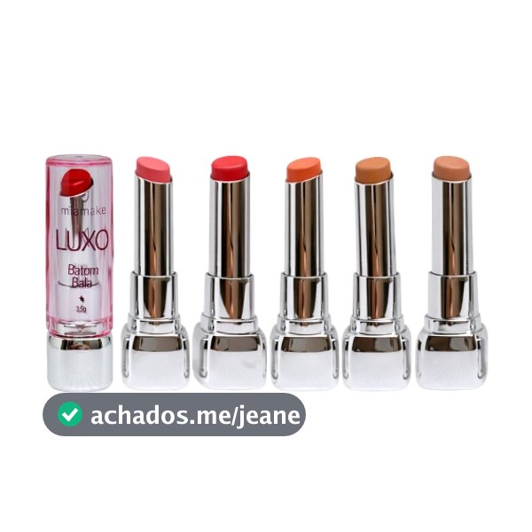 BATOM BALA MATTE LUXO HIDRATANTE ALTA COBERTURA MIA MAKE