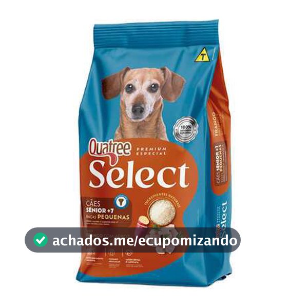 Ração Quatree Select Sênior Raça Pequena 1 kg
