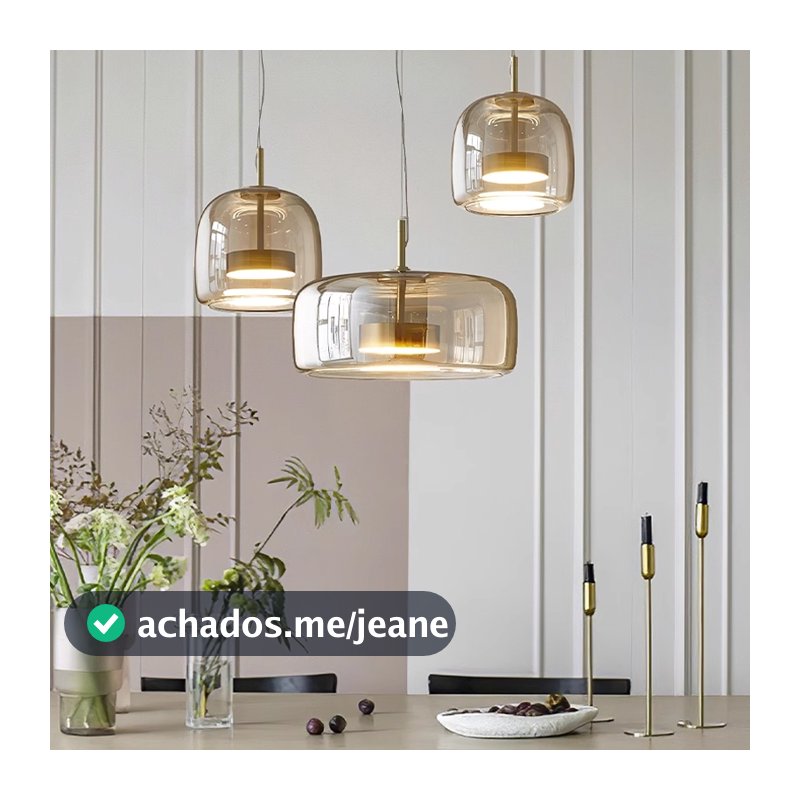 Lustre De Vidro Moderno Teto Pingente Luz Cozinha Sala Estar Jantar Decoração Pendurado Lampu Gantung Lustre Sala Jantar