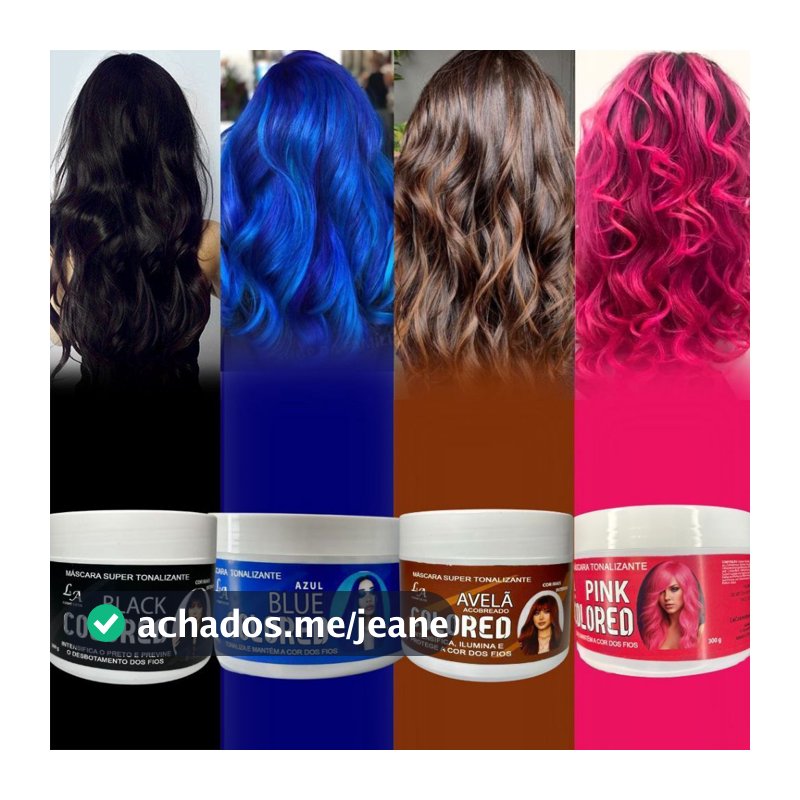 Máscara Matizadora Tinta Tonalizante - Sem Amônia - Resultado 100% Natural 300g Pronta Entrega