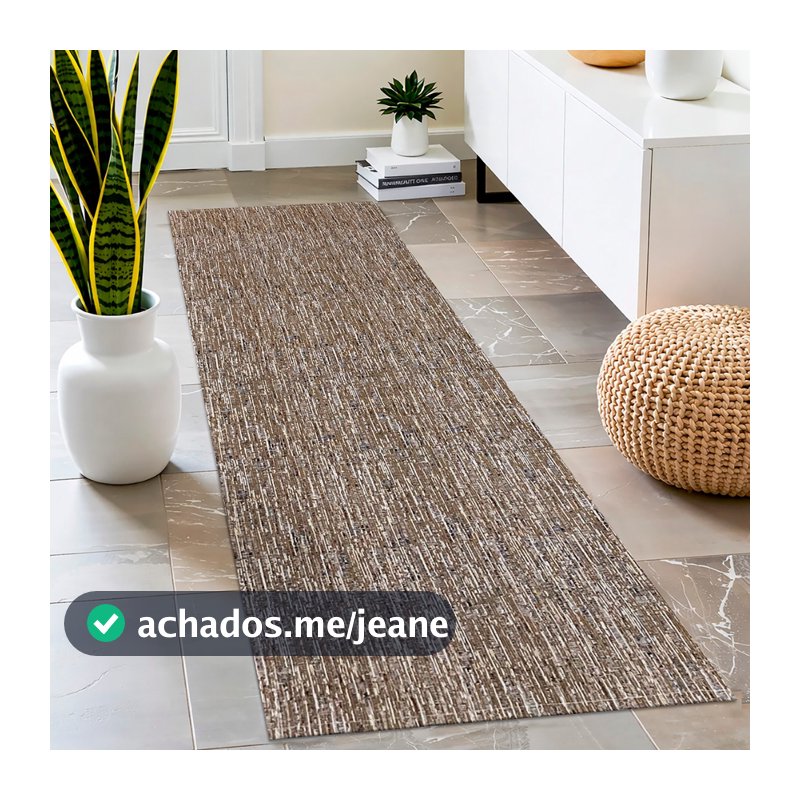 Tapete Passadeira Atenas 2,50m x 0,65m Antiderrapante Premium Decorativo