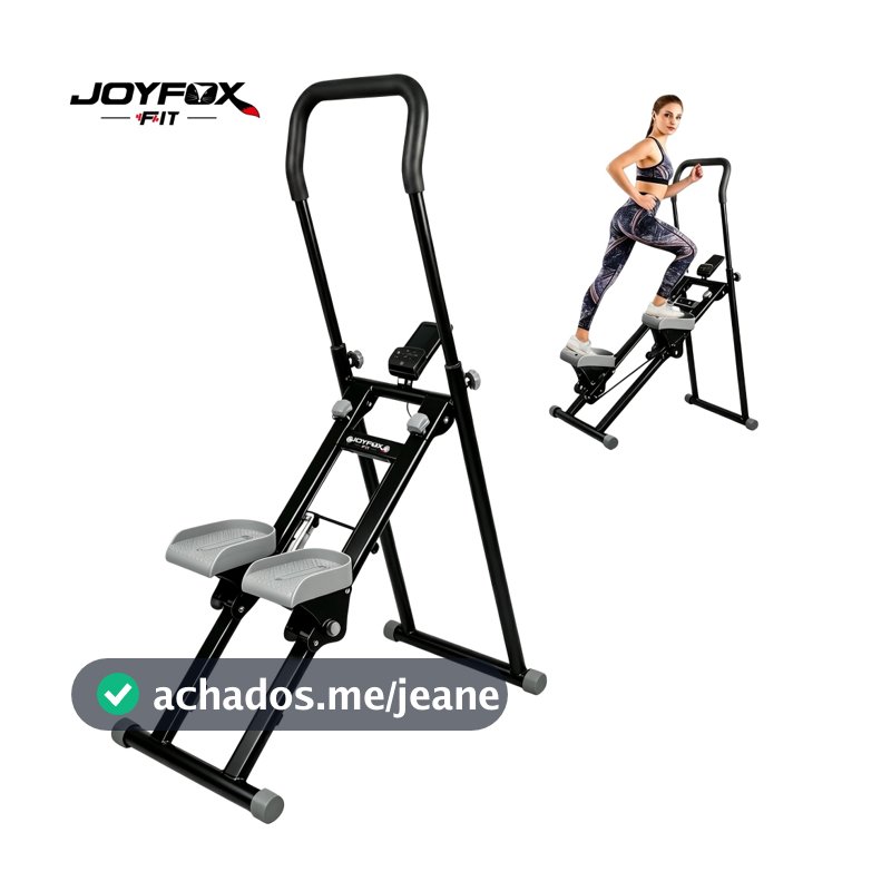 Simulador de Escada Estepper Doméstico Dobrável Suporta 150kg Silencioso JOYFOX Com Garantia