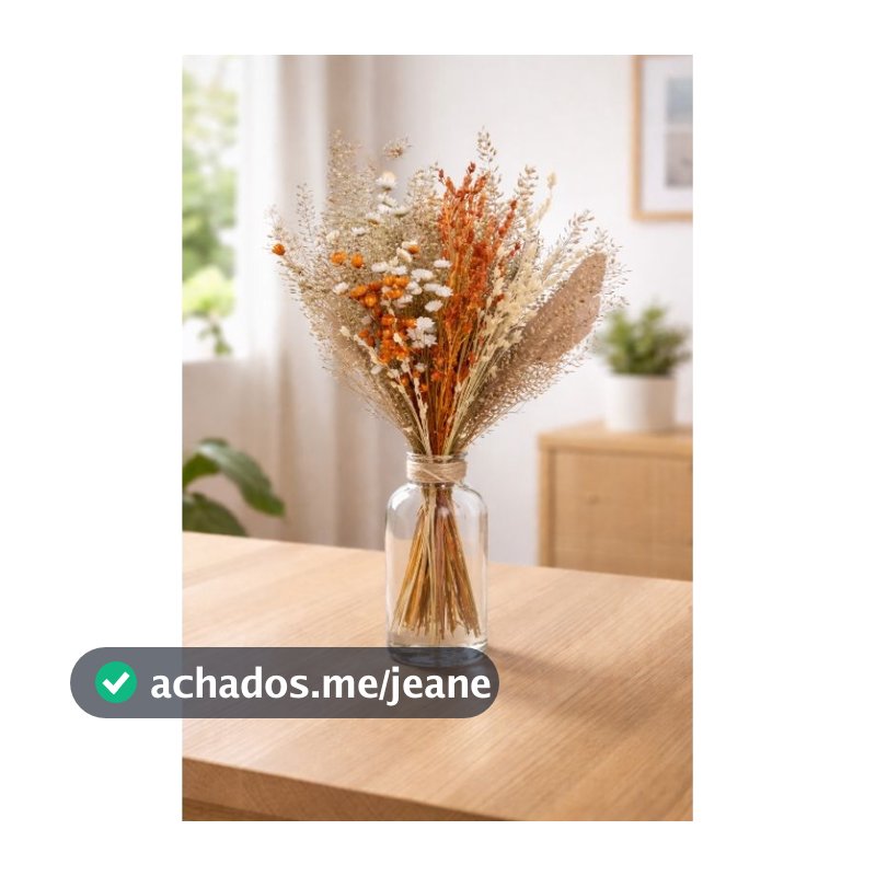 Buque Médio Outono arranjo decoração flores seca desidratada permanente presente