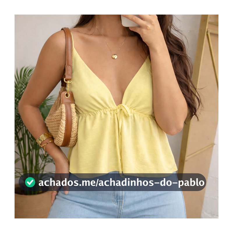 BLUSA BATINHA CROPEED  FEMENINA  VERÃO
