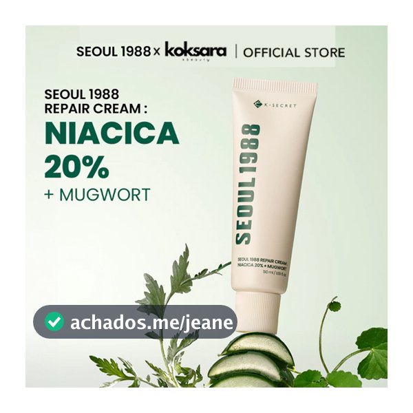 [OFFICIAL] SEOUL 1988 Repair Cream: NiaCica 20% + Mugwort 15ml / 50g
