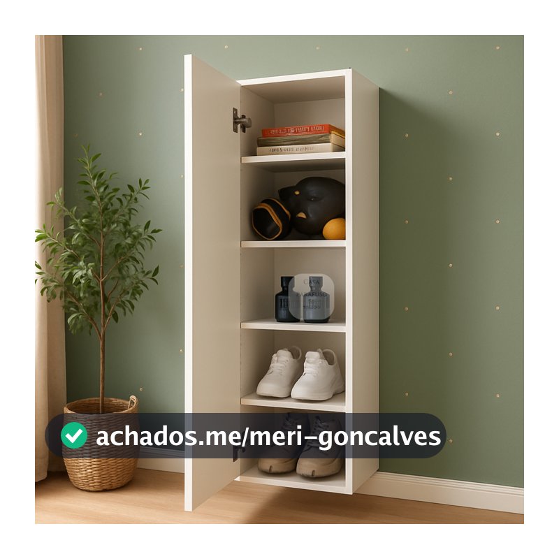 Guarda Roupa Nicho Suspenso De Parede Com Porta - 99