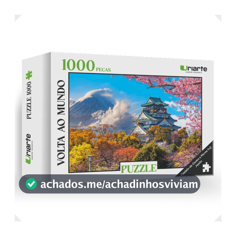 Quebra - Cabeça 1000 Peças Japão Paisagem Puzzle Premium