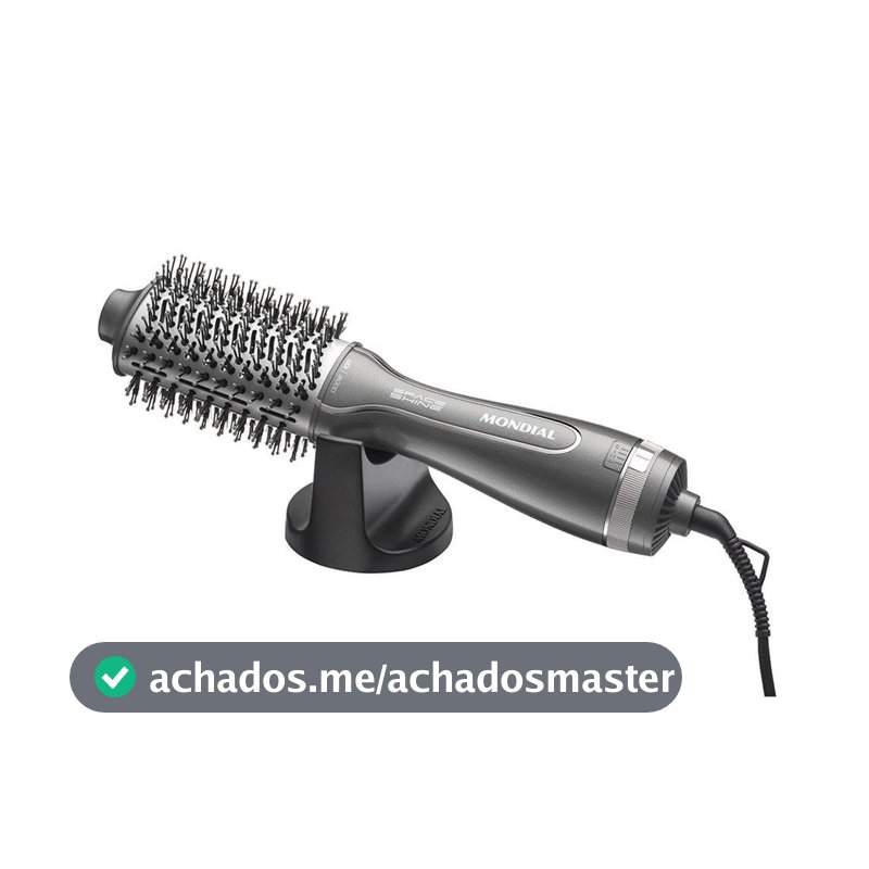 Escova Secadora Mondial ES-20 - Space Shine, Grafite, 1300W, Bivolt