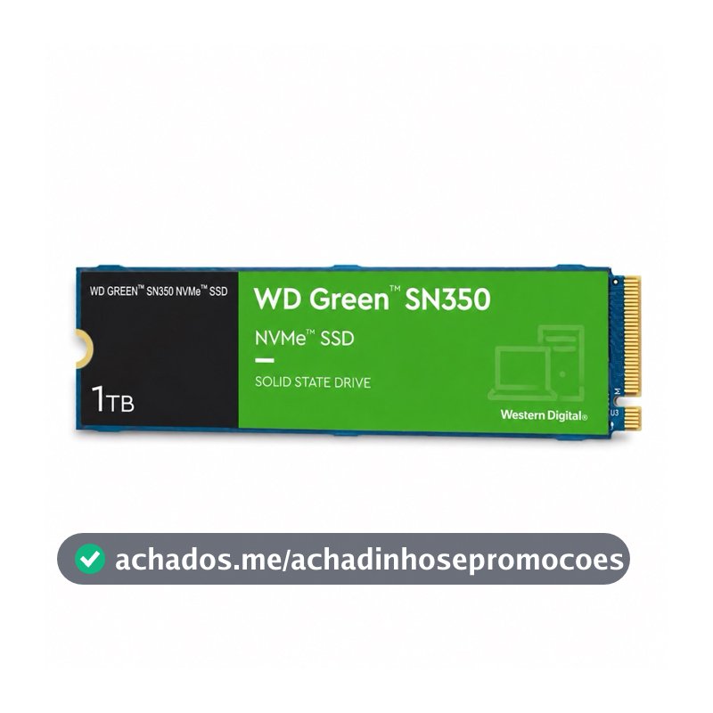 SSD Western Digital WD Green SN350 1TB NVMe M.2 2280