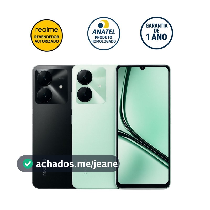 Celular Smartphone Realme Note 60 60X 256/4GB 128GB/4GB 64/3GB - 1 Ano de Garantia Original Lacrado