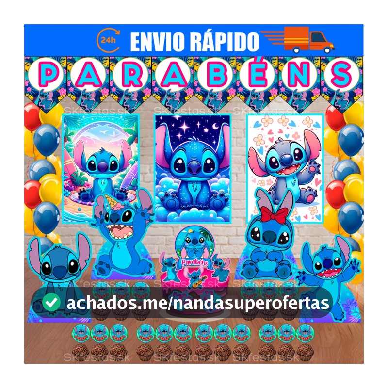 Kit festas Lilo & Stitch, Stitch Só um Bolinho decoração de festa, festa em casa, aniversário, Mêsversário