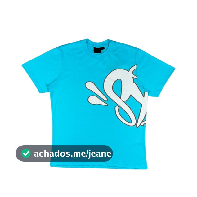 Camiseta Syna World Logo Streetwear Uk Drip 100% Algodão Estampada