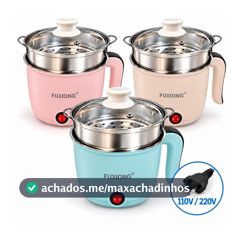Panela Elétrica Multifuncional 1,8L 110V/220V Cozinha e Vapor