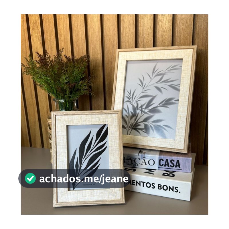 Quadro Porta Retratos Lyor com Placa em vidro 5669 ou 5650
