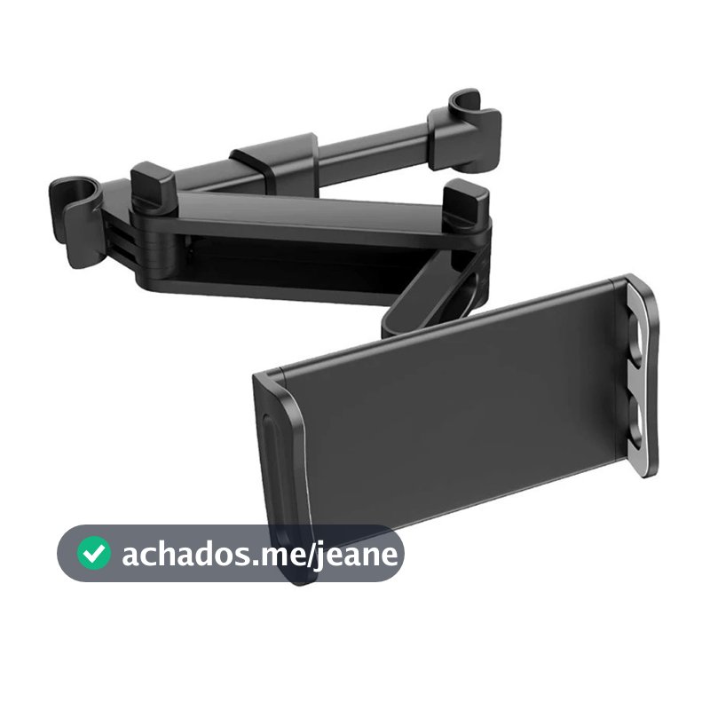Suporte Veicular Encosto De Banco P/ Celular E Tablet