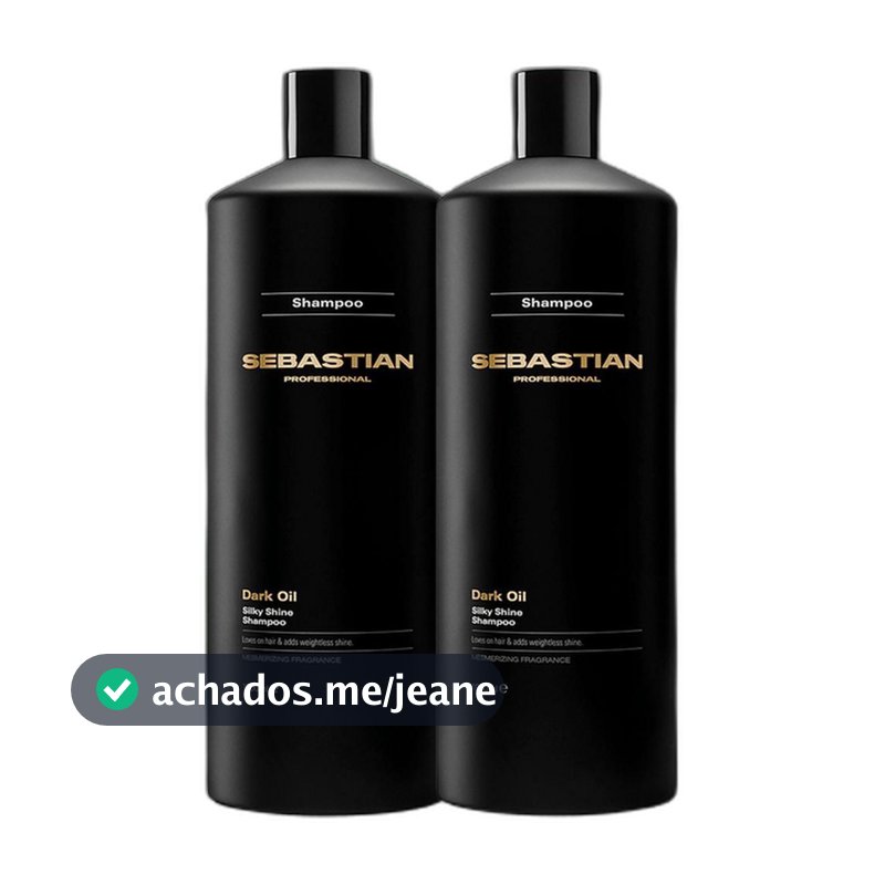 Kit Sebastian Professional Dark Oil Shampoo Salon Double (2 Unidades)