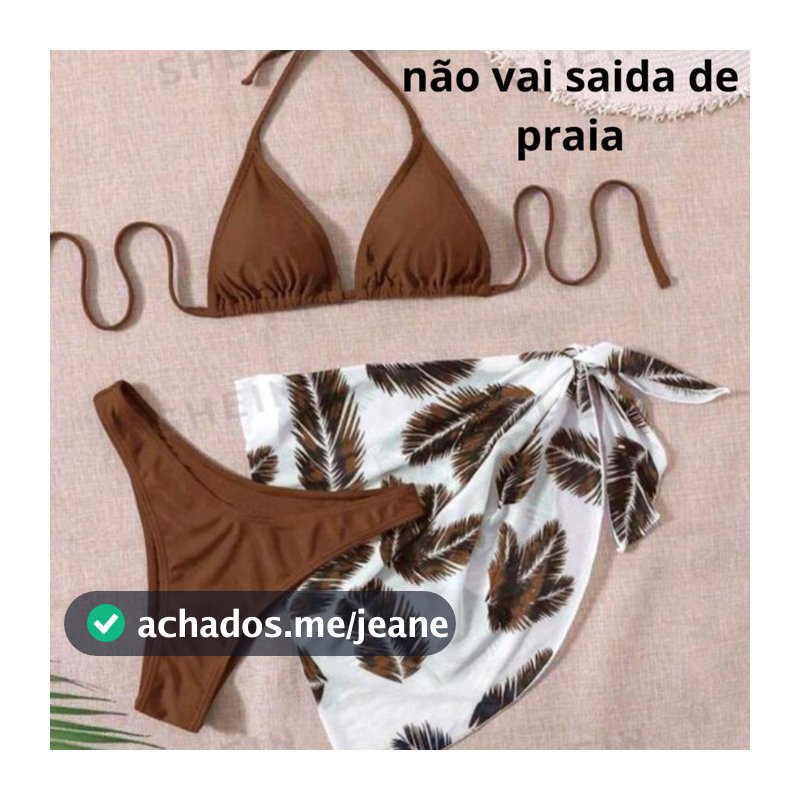 BIQUINI FEMININO ASA DELTA  GINA VERÃO PROMOÇÃO não acompanha saída de praia.