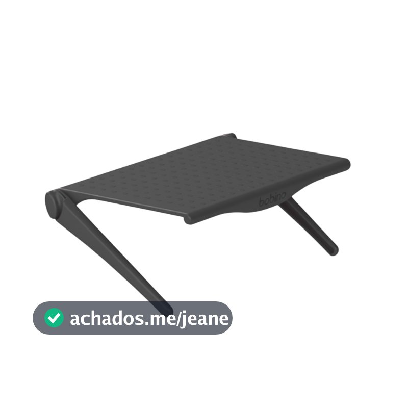 Prateleira Bobino Screen Shelf Preto para Monitor TV Suporte Organizador Ajustável Smart TV