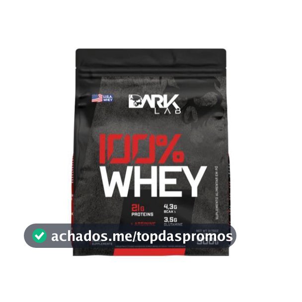 Whey Protein 100% Concentrado Refil 900g Dark Lab