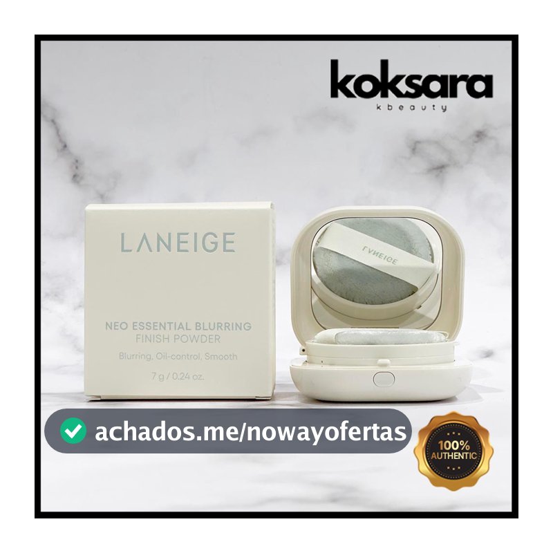 laneige neo essential blurring finish powder 7g, refill 7g