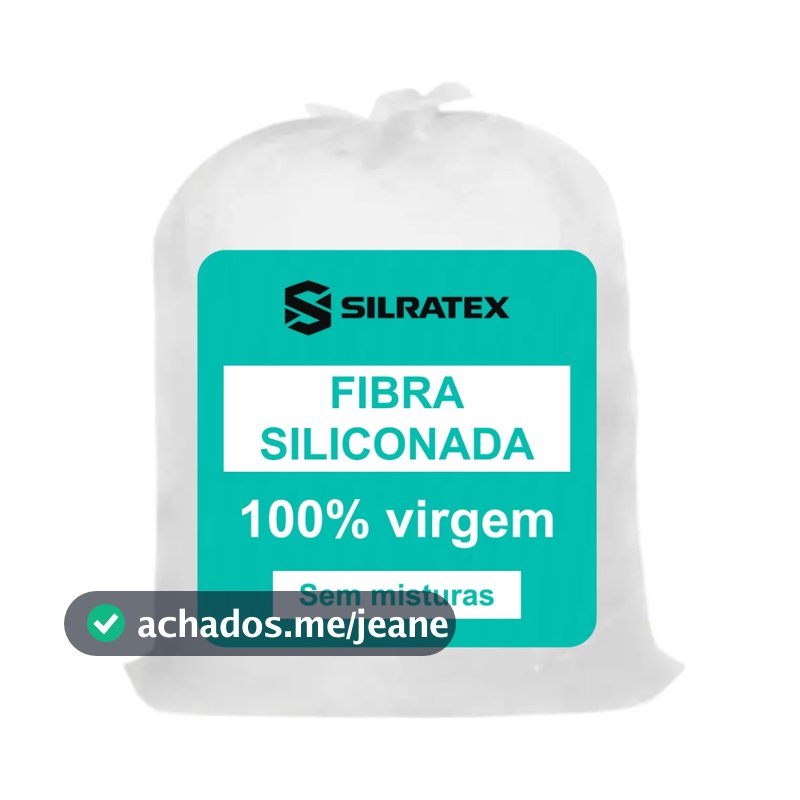 Fibra Siliconada Para Enchimento Branca Refil Almofada Travesseiro Anti Alérgico Silicone Virgem Macio Puff Estofado