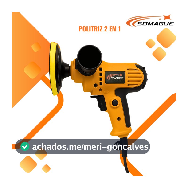 Politriz Elétrico Automotivo Mini Velocidade De Rotação 110V e 220V