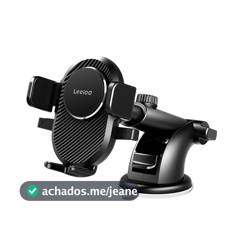 Suporte Celular Gps Carro Veicular Trava Automatica 360º