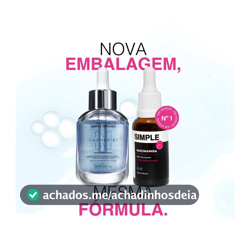 Simple Organic Ultra Sérum Niacinamida