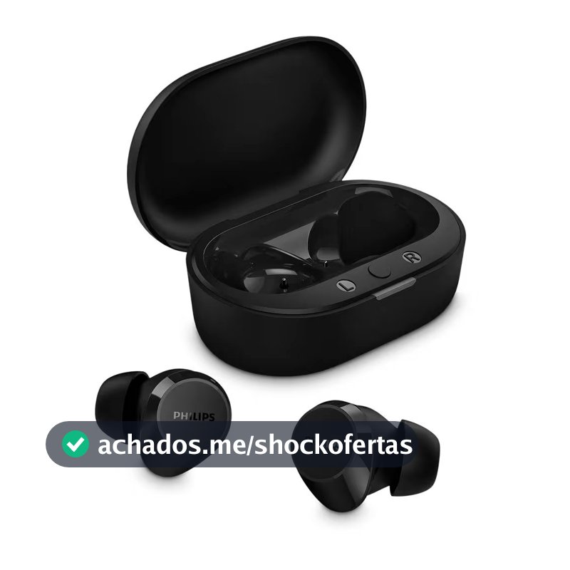 Fone de Ouvido Bluetooth TAT1209BK/00 com Microfone Philips