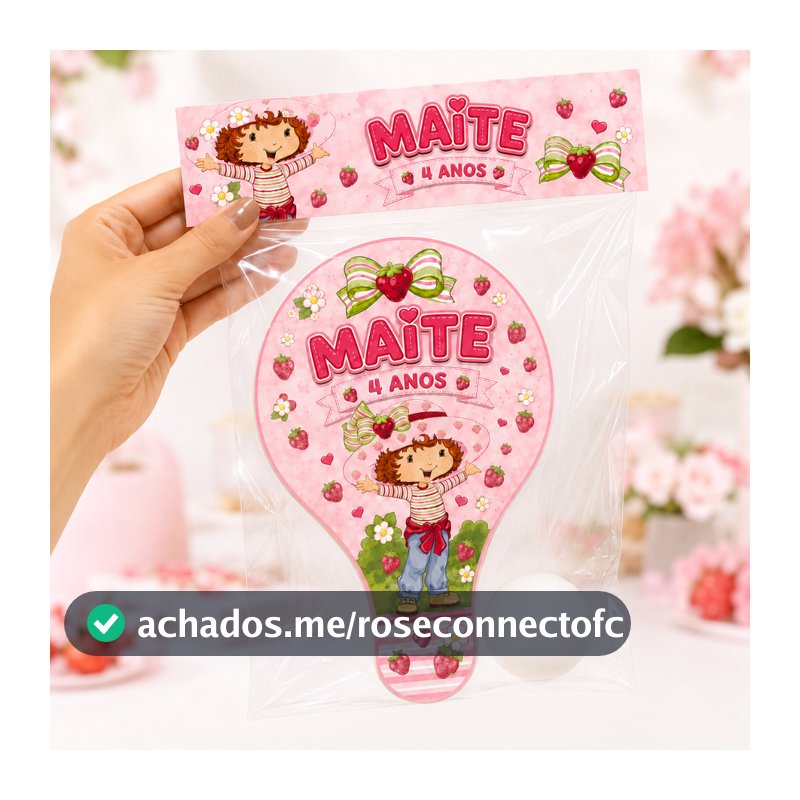 Kit 30 Pares Raquete Ping Pong Personalizada Lembrancinha Festa Infantil