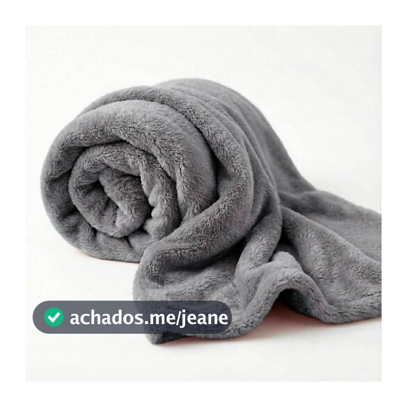 Manta Solteiro Flannel 200 g/m² leve e quentinha para cama e sofá Toque Super Macio Toque de Lã.