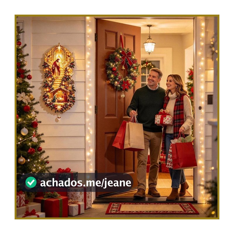 Presépio Iluminado Decoração De Parede 2D Plana Do Quarto De Natal Decorações Da Arte Feriado Para Proprietários Decorad