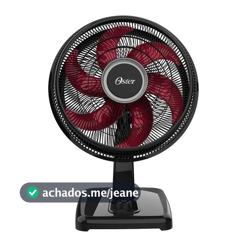 Ventilador de Chão e Parede Power Fresh Preto OVTR481 - Oster
