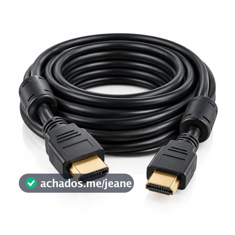 Cabo HDMI 10M 4K Ultra HD HDR TV Videogame Projetor Alta Qualidade Conexão Estável
