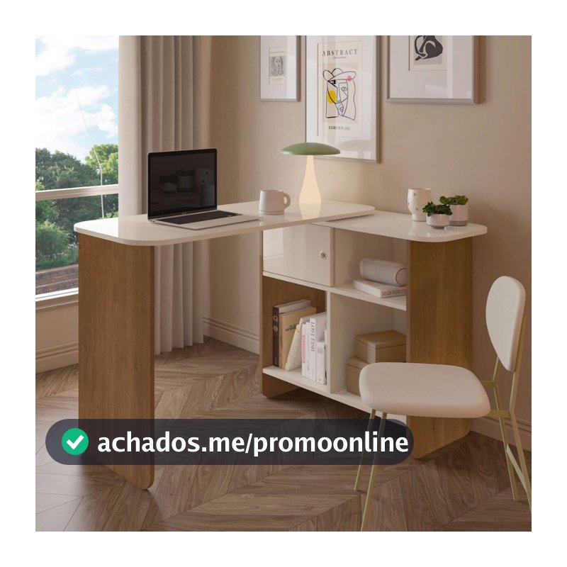 Escrivaninha Flexível Com Tampo Rotativo Nomad Artely