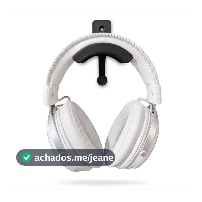 Suporte De Parede Para Headset Gamer Fone De Ouvido Apoio Gancho Para Cabo Com Dupla Face