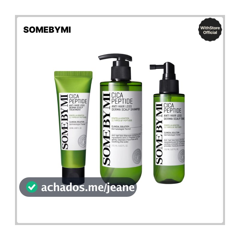 [SOME BY MI] Cica Peptide Anti Queda De Cabelo Derma Scalp Shampoo/Tônico/Tratamento