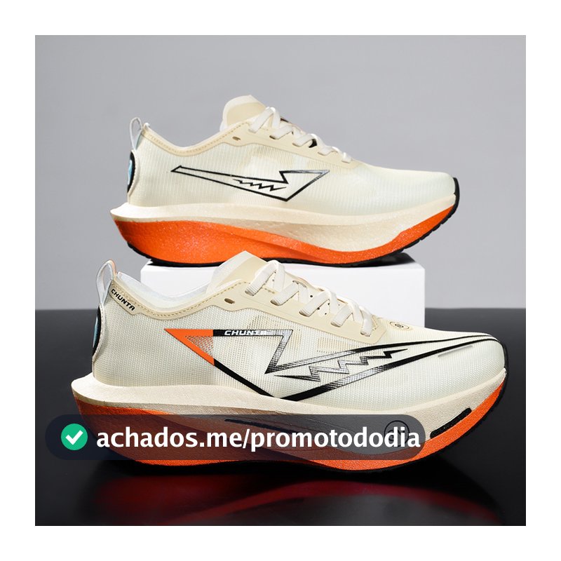 Tênis De Corrida Placa De Carbono CHUNTA , Malha Respirável , Absorção De Choque , Profissional Unissex Para Treinamento