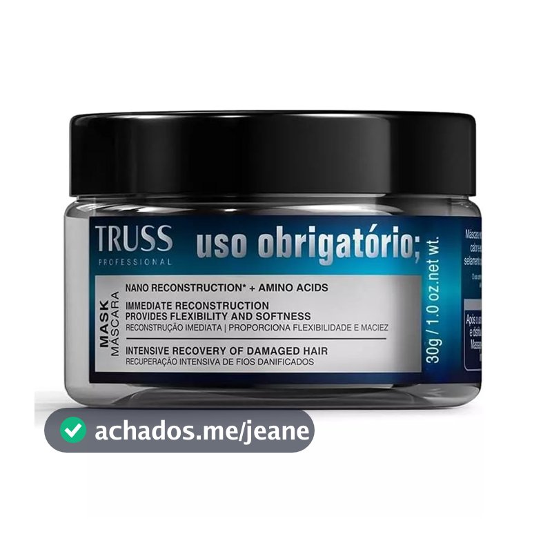 Truss Máscara Uso Obrigatorio 180g