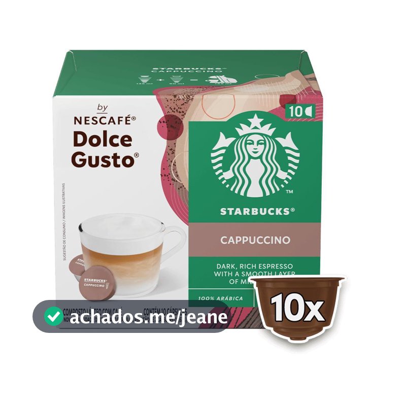 Starbucks Cappuccino by NESCAFÉ Dolce Gusto - 10 Cápsulas