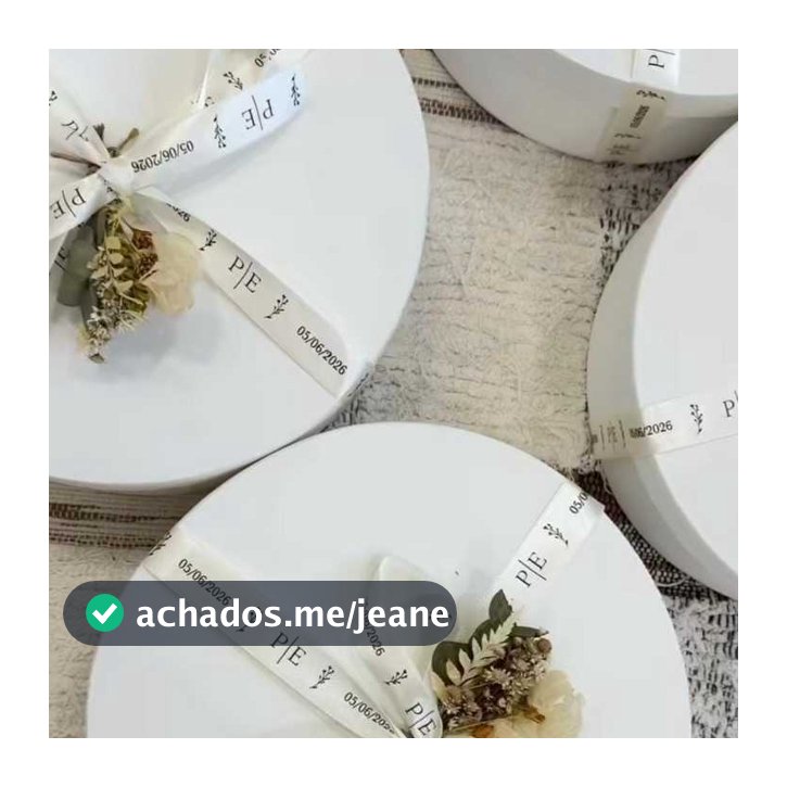 Fita para Casamento Personalizada Cetim – Bem-Casado, Lembrancinha Decoração Convite 100 Metros