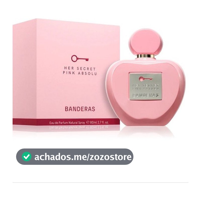 Perfume Her Secret Pink Absolu Feminino Antonio Banderas Eau de Parfum Original