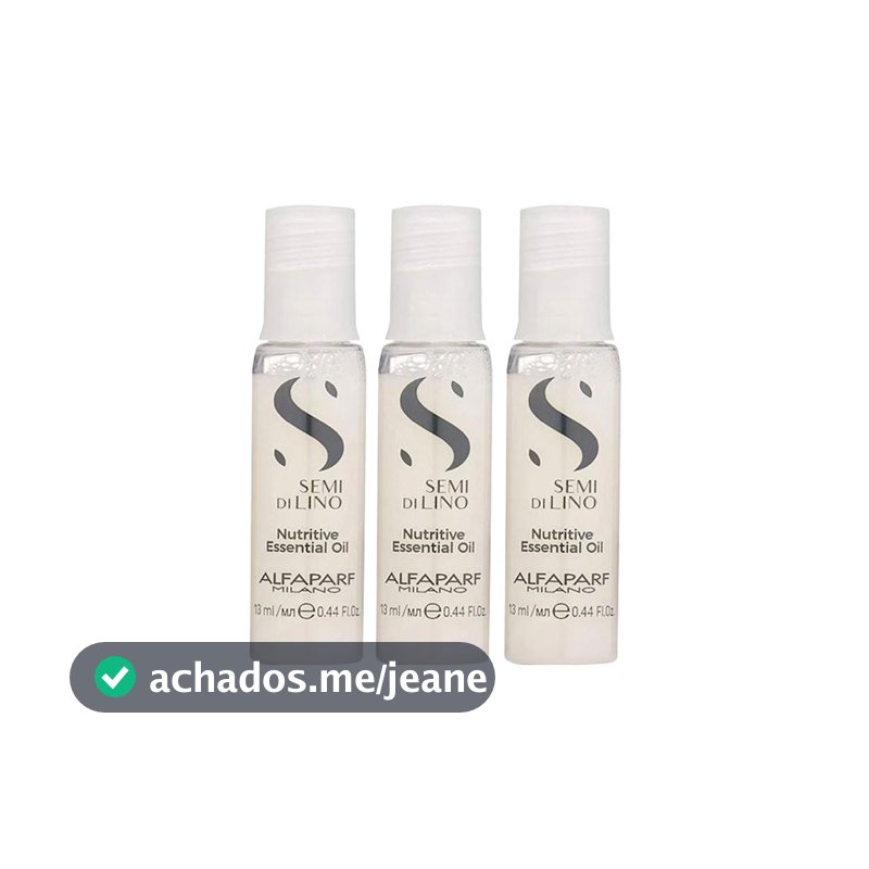 Kit Alfaparf SDL Nutritive Essencial Oil Ampolas 13ml Cd-3 Produtos