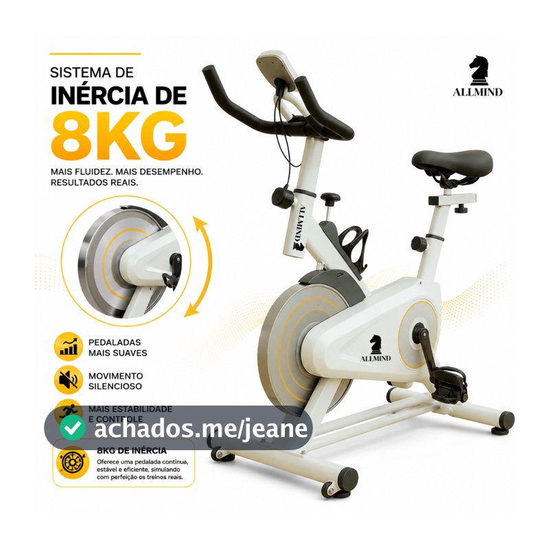 Bicicleta Ergometrica Spinning De Alta Performance Bicicleta De Academia Fitness 10Kg De Inercia