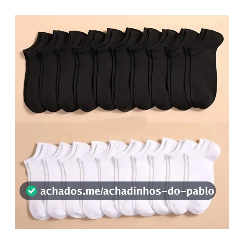 Kit 3/6/12/18 Pares de Meias Soquete Cano Curto Masculina Feminina Unissex varejo