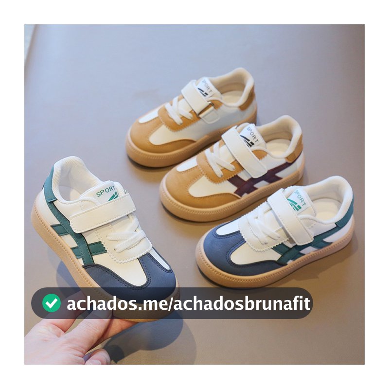 Tênis infantil Sapatos infantis casuais para meninos Tênis de moda para meninas Leve e macio