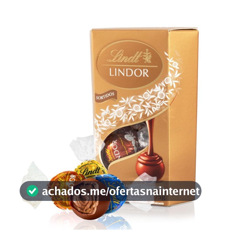 Caixa de Bombons Lindt Lindor Sortidos 75g