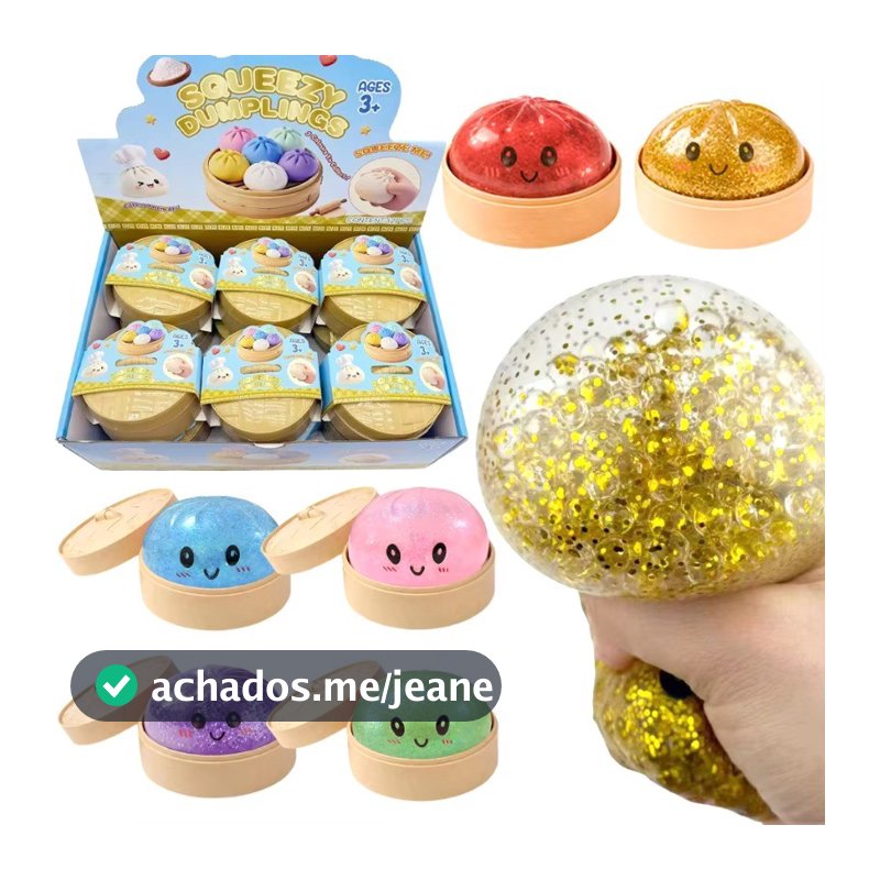 Bolinhos De Glitter Bolinho Brinquedo Bonito Squishiest Com Caixa De Vapor Brinquedos De Estresse E Ansiedade Para Crian